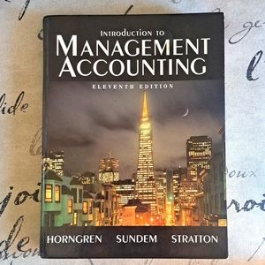 Introduction to management  Accounting